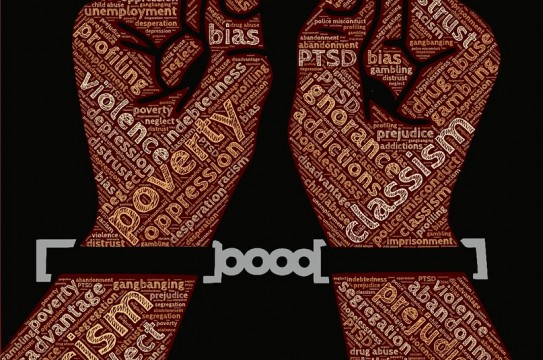 handcuffed arrest oppression racism classism