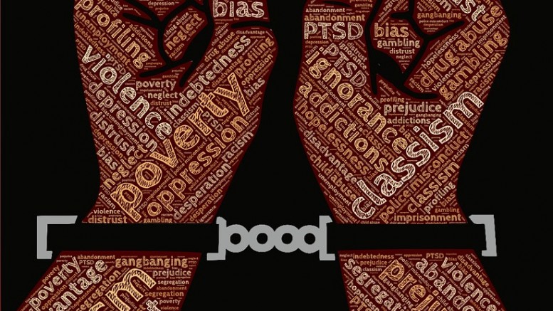 handcuffed arrest oppression racism classism